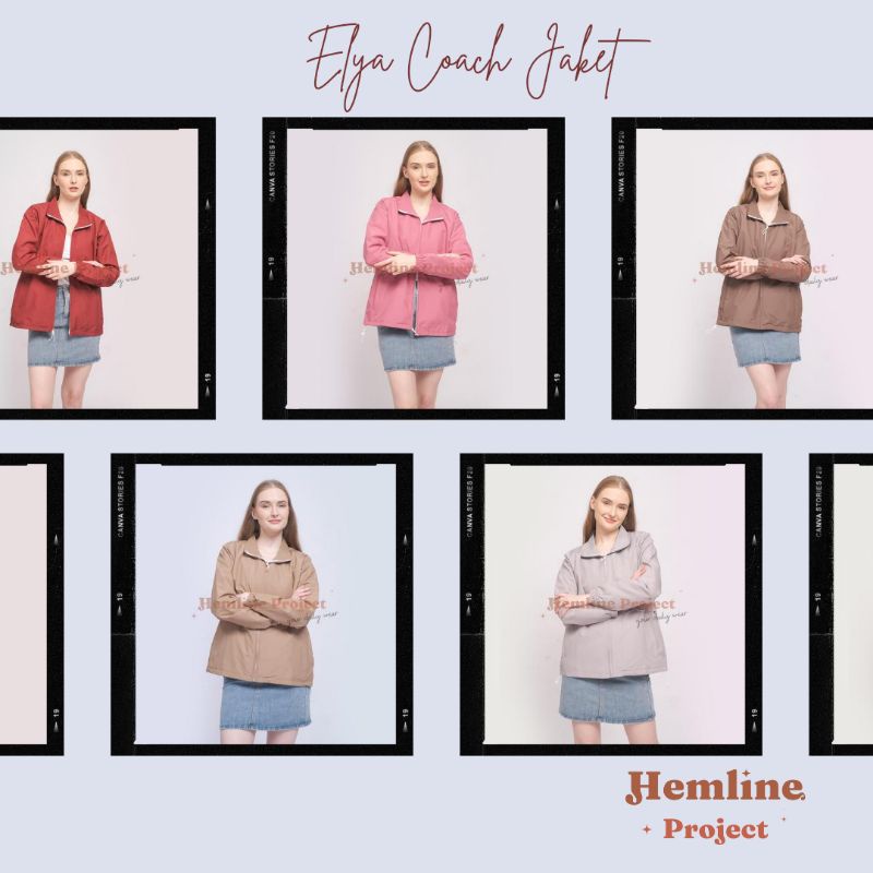 Elya Jaket Coach Wanita by Hemline Project