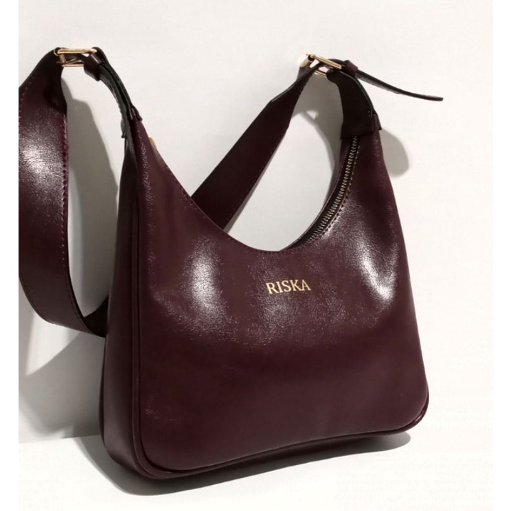Reni bag burgundy/Tas bahu wanita/tas custom nama