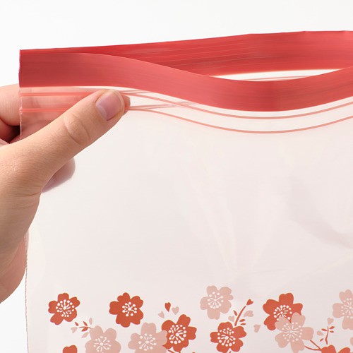 1STAD kantong yang dapat ditutup isi 25 pcs berpola 2.5 l