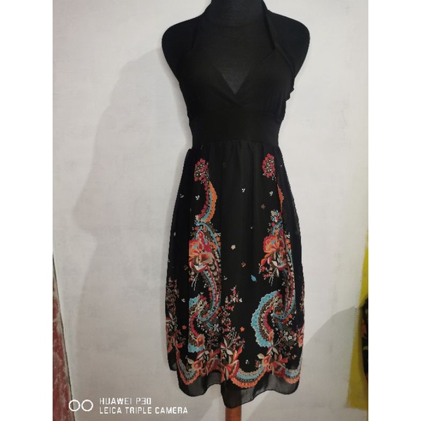 Dress Vintage Wanita Hitam