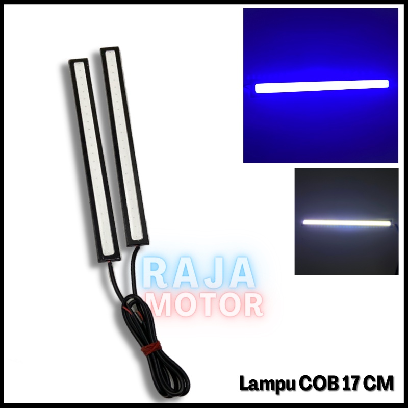 Lampu COB DRL Plasma 17cm LED motor universal