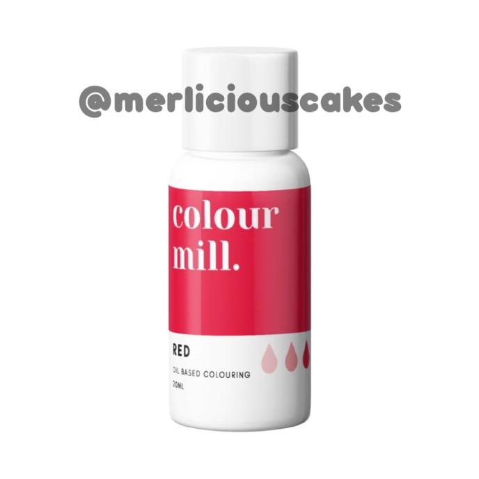

Colour Mill Red 20 ml Oil Based Colouring TERLARIS TERPERCAYA ORIGINAL
