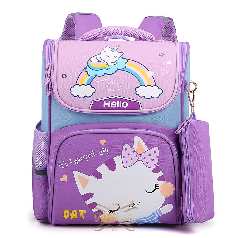 [MTOYS]  Tas Ransel Anak Cewek Import Motif  Imut + FREE Tempat Pensil Waterproof - Kualitas Premium - M0185