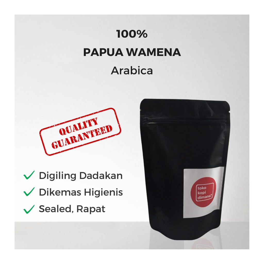 

Kopi PAPUA WAMENA - Arabica (Biji/Bubuk)