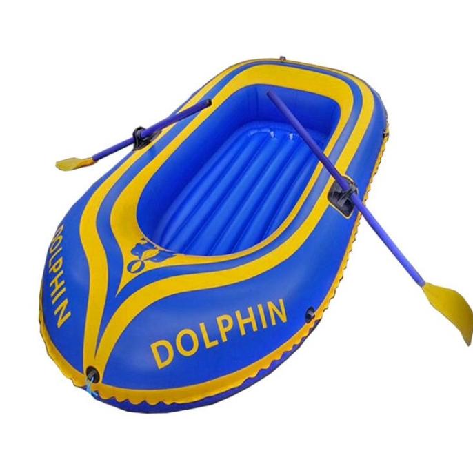 PERAHU KARET Renang Perahu Mancing Inflatable Boat Rubber Survival