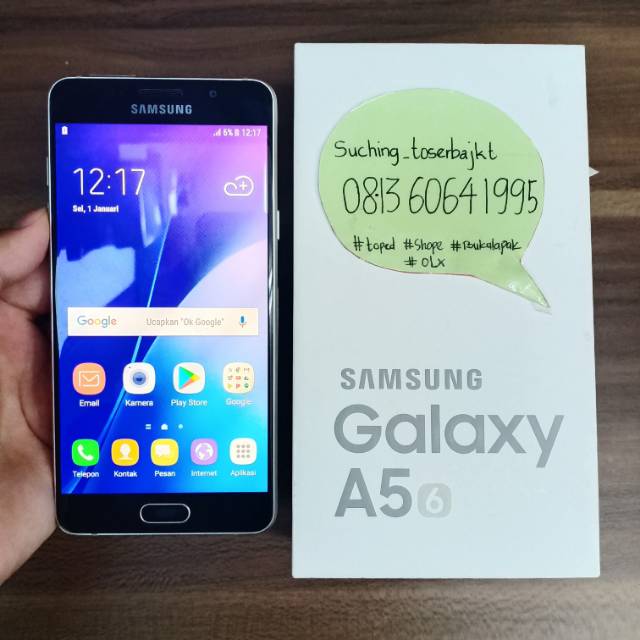 Samsung A5 2016 Ram 2 16gb Bekas Fullset Gold Shopee Indonesia