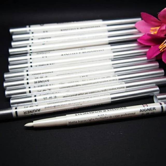 [Per Pcs] Eyeliner Aigner Putih Silver Hitam