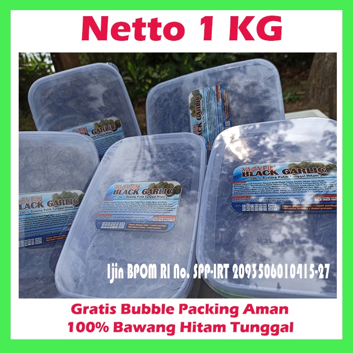 

BAWANG PUTIH HITAM TUNGGAL 1 KG - BLACK GARLIC LANANG