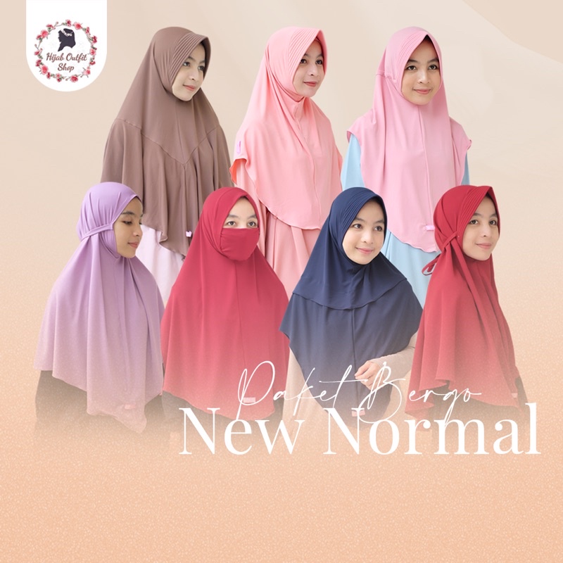 Paket Bergo New Normal / paket bundling bergo dewasa