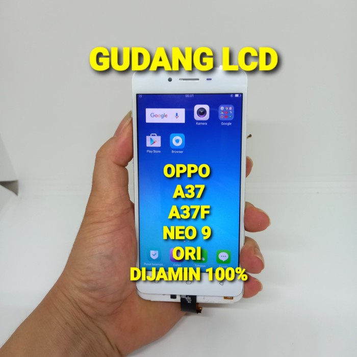 TERBARU- BISA COD LCD TOUCHSCREEN OPPO A37 A37F NEO 9 ORIGINAL - Putih