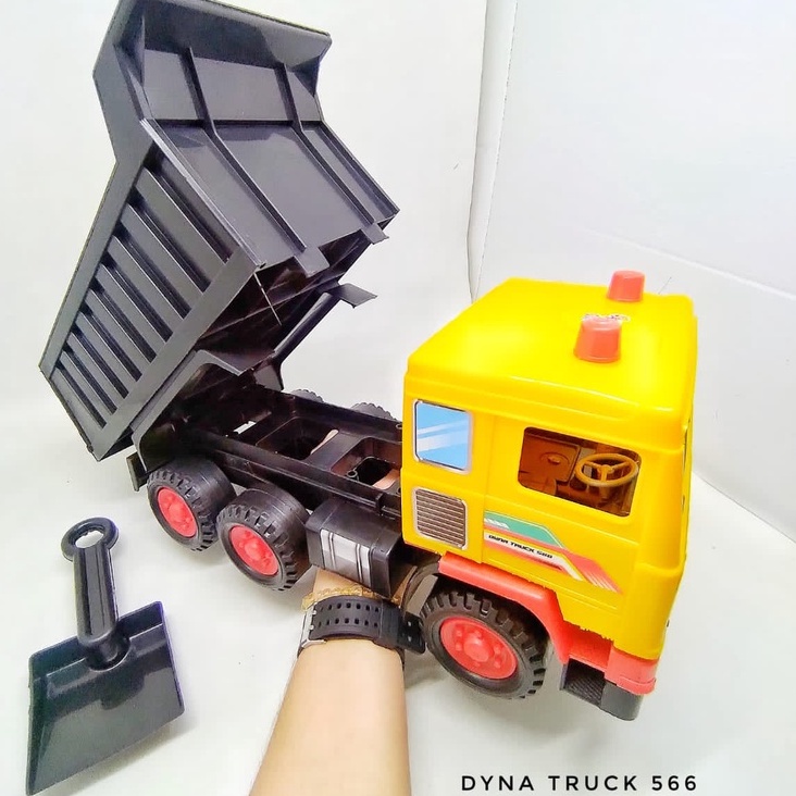 Mainan Anak Mobil Mobilan Truk Pengangkut Dump Truck Dyna 566