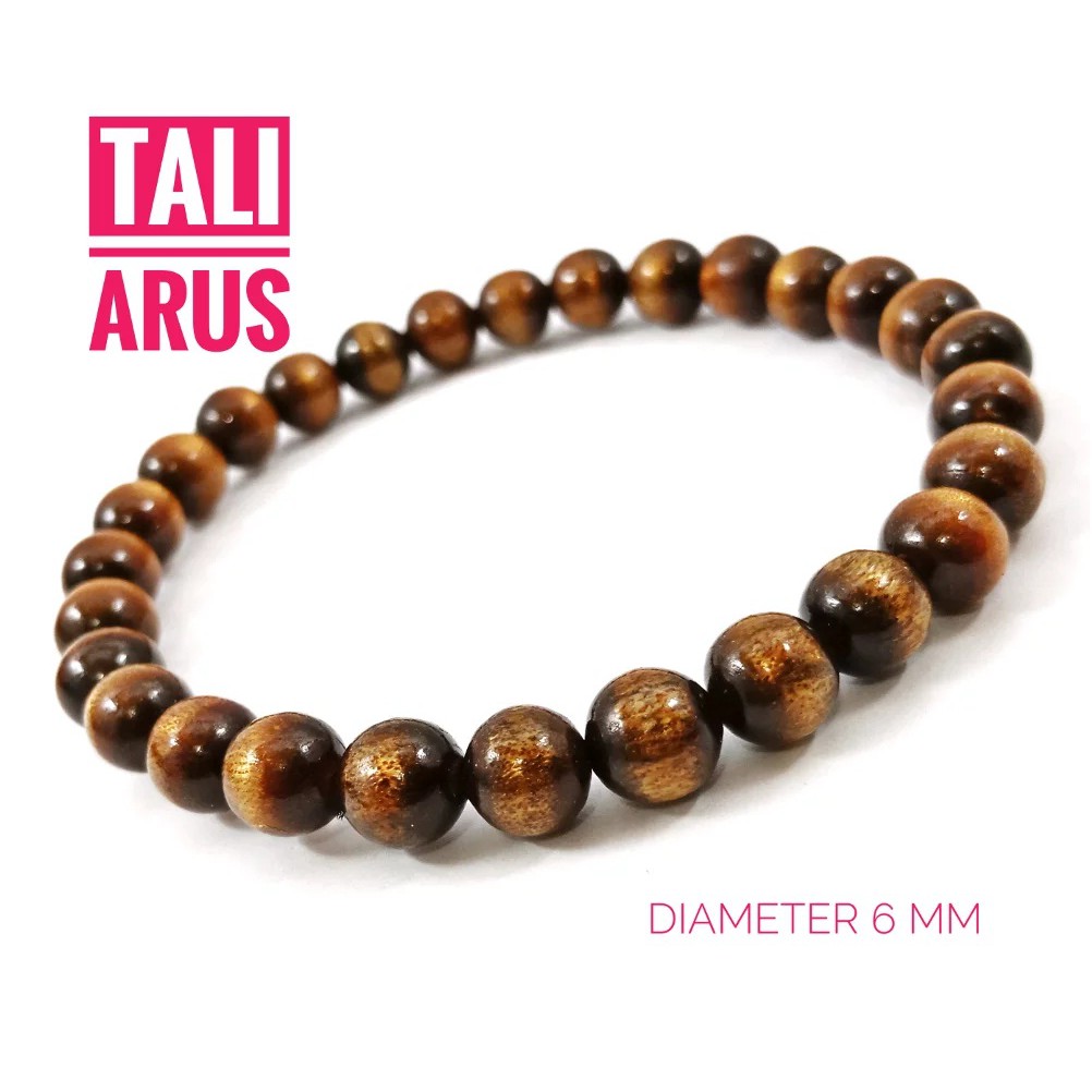 Gelang Tangan Original Tali Arus Emas Diameter 6mm Sangat Berkelas Jaminan Asli