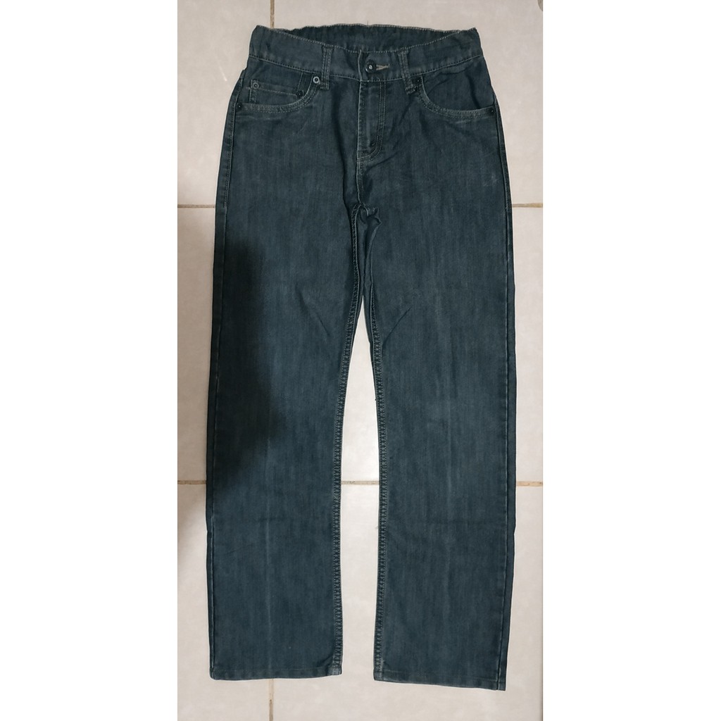 Preloved Celana Jeans Panjang Anak Levis Original 514 Green Size 14