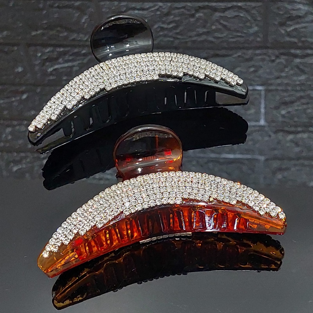 Jepit rambut korea premium full zirkon jedai elegan wanita cakar salon mode baru orginal import