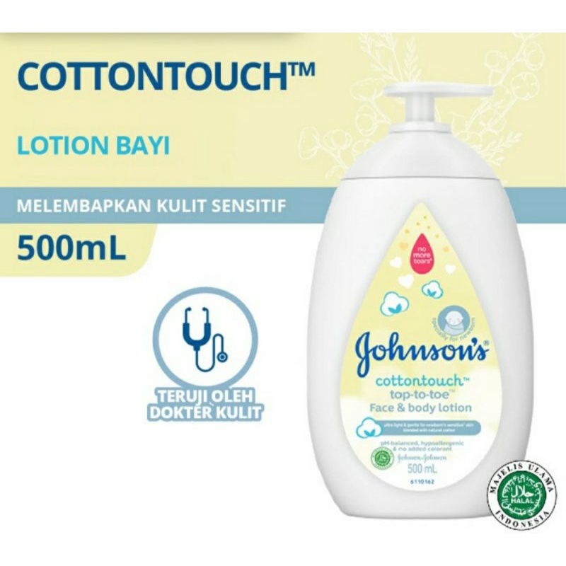 Johnson's Baby Cotton Touch Face &amp; Body LOTION 500ml PUMP