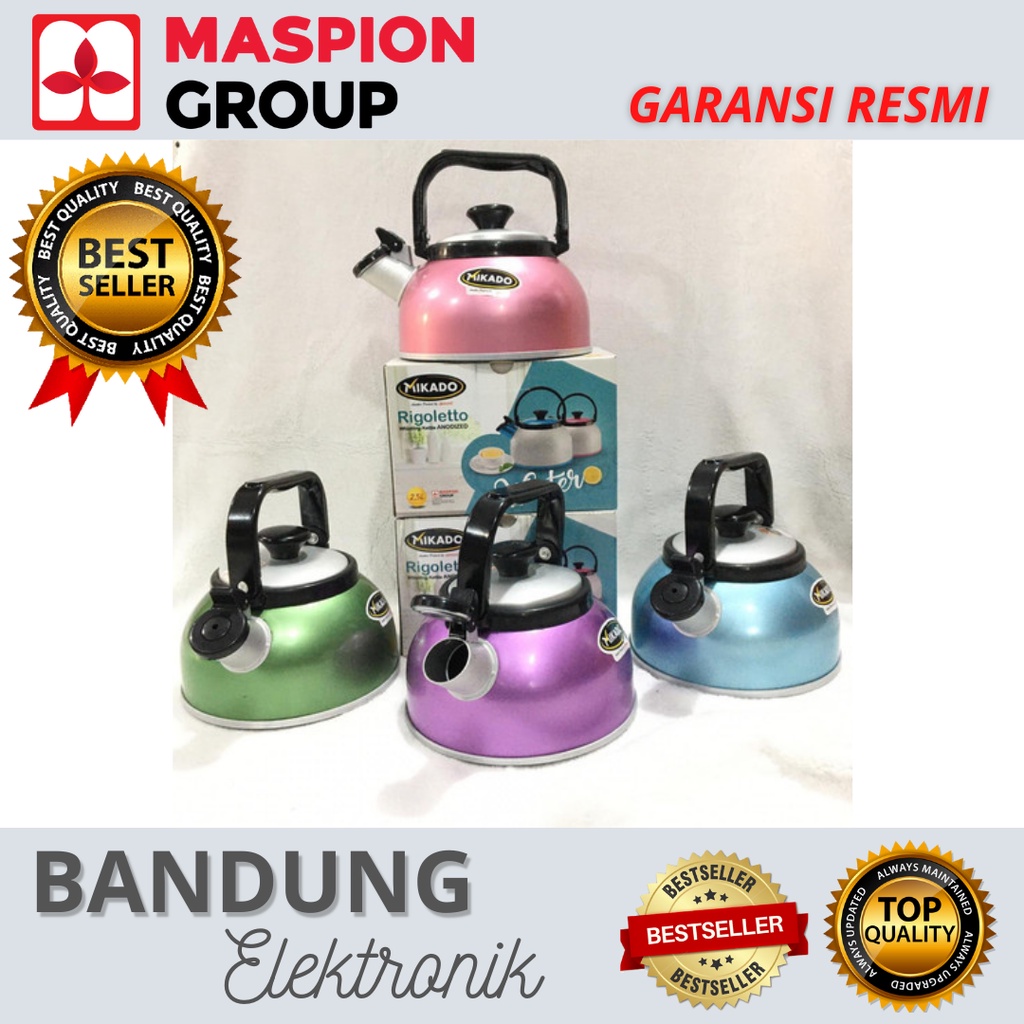 Teko Bunyi Siul Rigoletto Mikado 3.5 liter Maspion