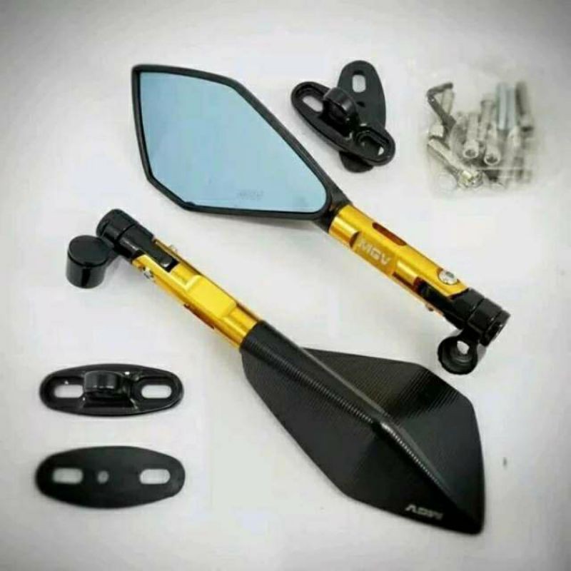 Spion Tomok Variasi Full CNC Supra X 125 Supra GTR 150 Sonic Revo Blade
