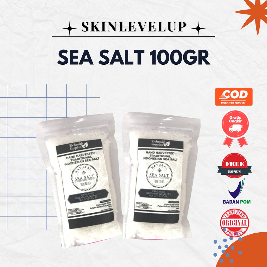 

SEA SALT 100gr Dehealth Nature Ramcin Ramuan Cinta Promil Untuk Diet By Muty Muti Ramuan Cinta