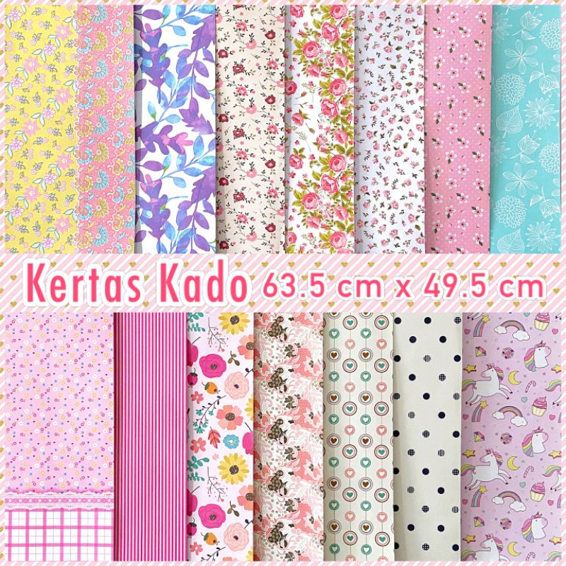 

Kertas Kado Sansan Wawa Mix Motif Doff Bungkus Hadiah Stationery