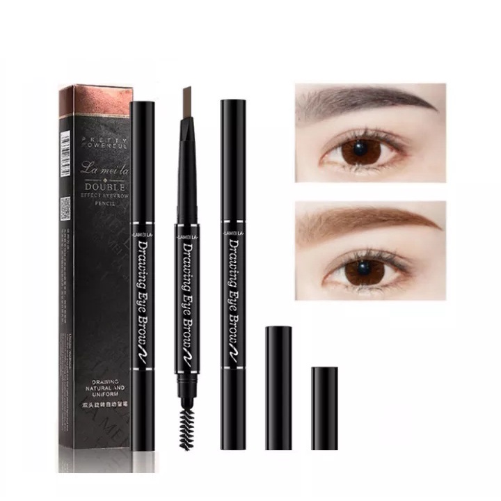 Beauty Jaya - Lameila 789 Eyebrow 2in1 Double Head Dawing Waterproof