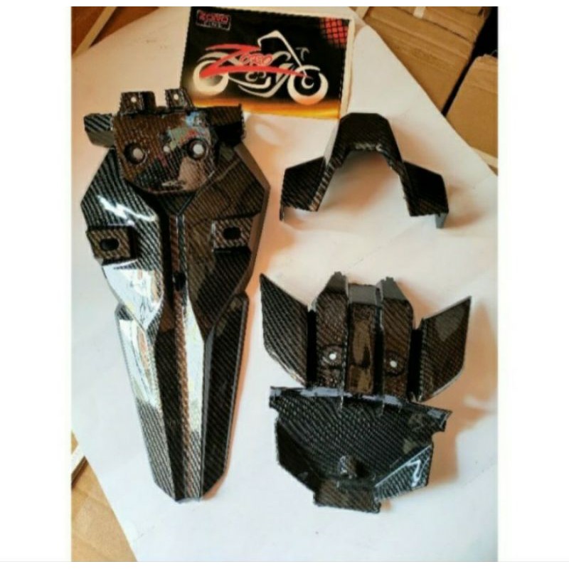 Spakbor Vario 150 Belakang Carbon set
