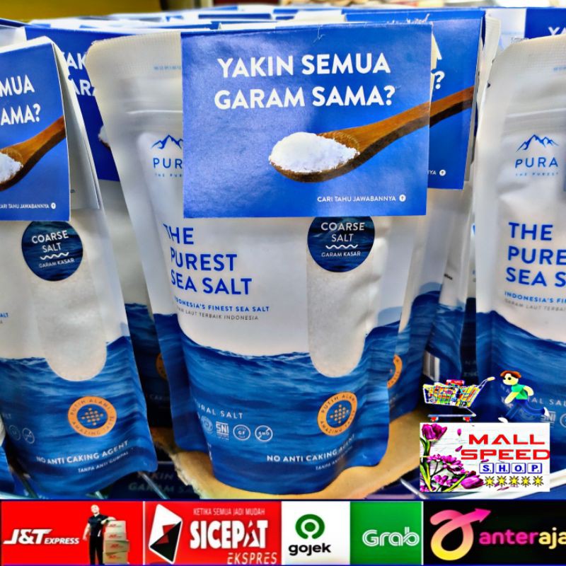 

Pura The Purest Sea Salt/garam 300Gr - Sea Salt Fines