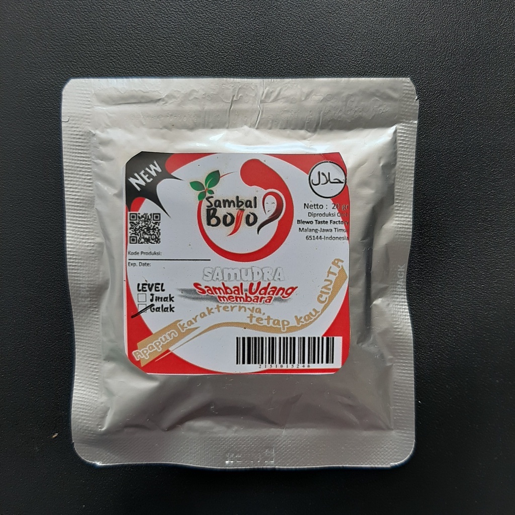 Sambal Viral Sambal Udang Membara (Bojo Samudra) sachet, Paket 10 GRATIS 1