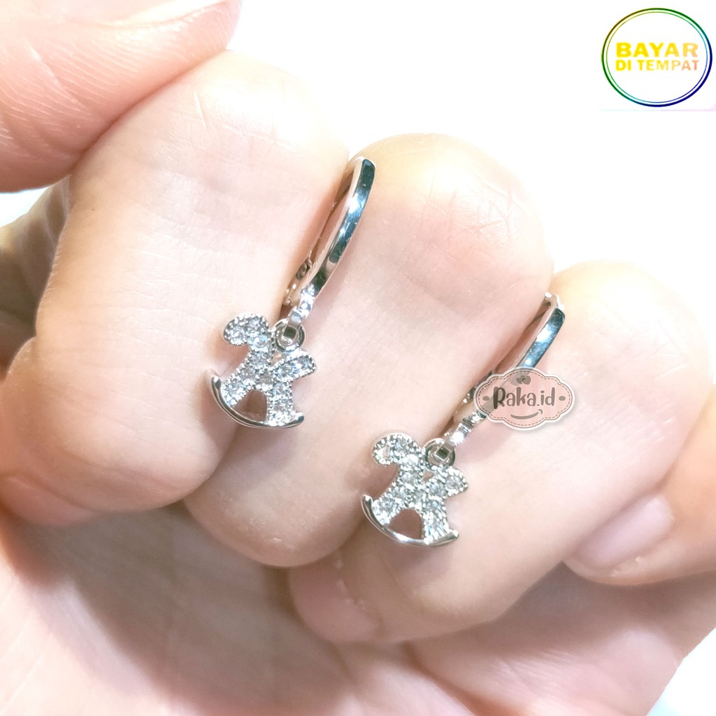 RAKA Acc - Anting Clip / Klip Anting Wanita Kuda Kudaan Perhiasan Aksesoris Wanita 474