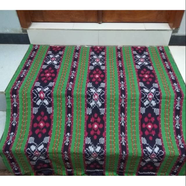 Kain tenun blanket hijau muda terbaru