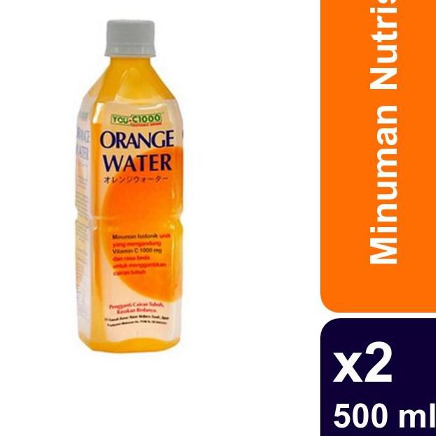 

Gratis Ongkir!! (grk-764) You C 1000 Isotonic Drink Orange Water 500 ml x 2 pcs