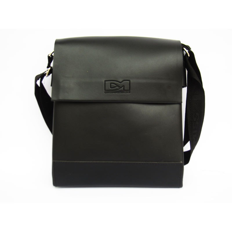 Tas selempang pria 2 ruang kulit import IPad android tipis