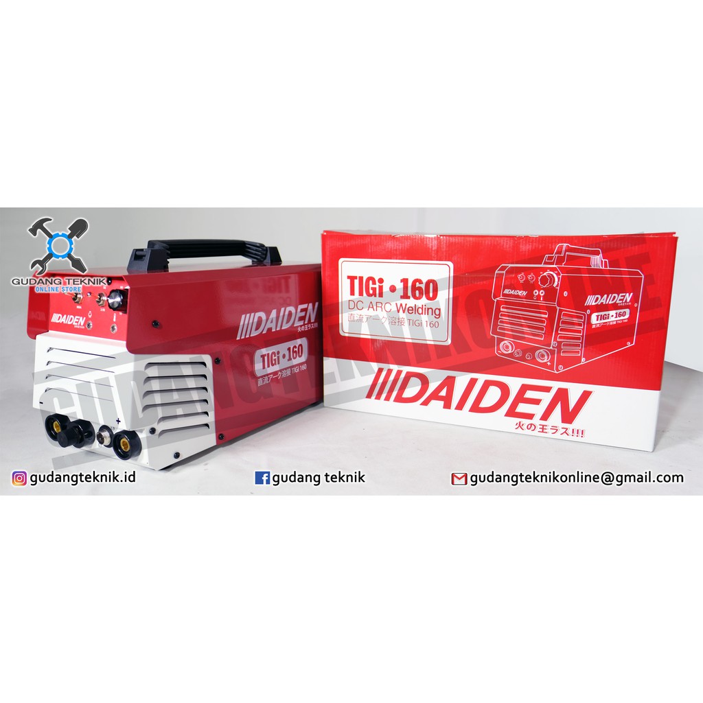 MESIN TRAFO LAS ARGON 160A DAIDEN TIGi 160 / TRAVOLAS DAIDEN TIG 160