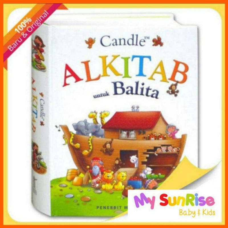 Dijamin Original + Segel !! ALKITAB Anak BALITA / Kids Bible Candle / Alkitab Bergambar mainan anak