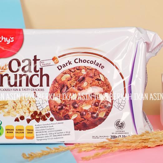 

♘ Munchy's Oat Krunch 208gr Cokelat / Oat Munchys Dark Choco - Coklat ➷