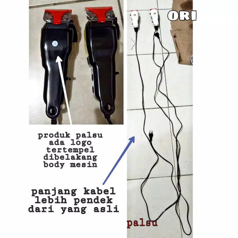 ORIGINAL Waer WA-8808 // Alat Cukur Rambut Elektrik / Cukuran Rambut Listrik