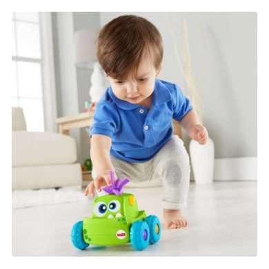 Fisher Price Press n Go Monster Truck Mainan Anak