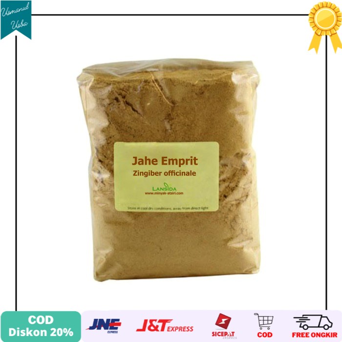 

◾COD◾ Jahe Emprit Bubuk Murni 500 g / Serbuk Rimpang Ginger Powder / Giling