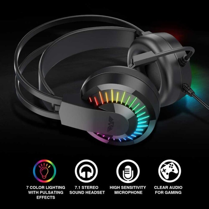 Headset Gaming ARMAGGEDDON NUKE 5 7.1 USB Wired - Armaggeddon NUKE 5