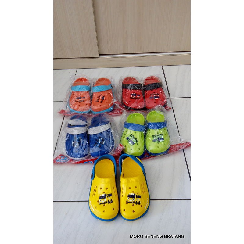  sandal  kodok  anak laki TAYO TK DULUX 202D sz 25 26 27 28 