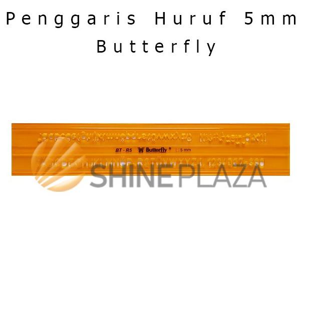 

[KODE G0BHS] Mal Huruf 5mm - Penggaris Sablon - Penggaris Huruf Butterfly BT-R5