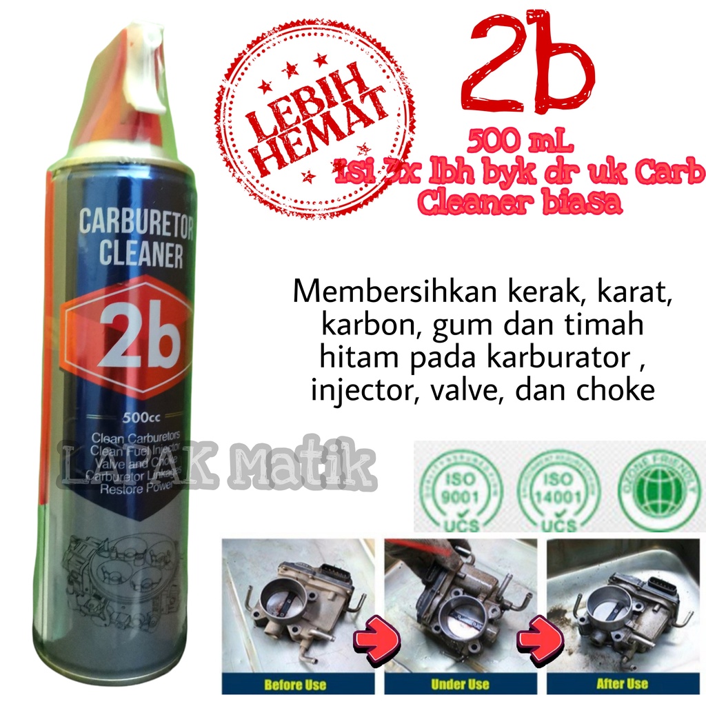 Carbulator Cleaner Karbu cleaner injection cleaner 2B pembersih karbulator dan injeksi 500mL