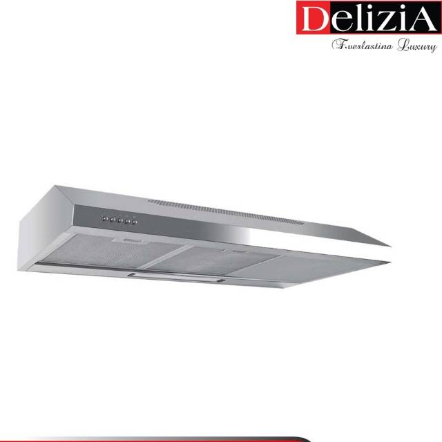 Delizia DSH6A7IX Slim Hood 60cm - Penghisap Asap Dapur