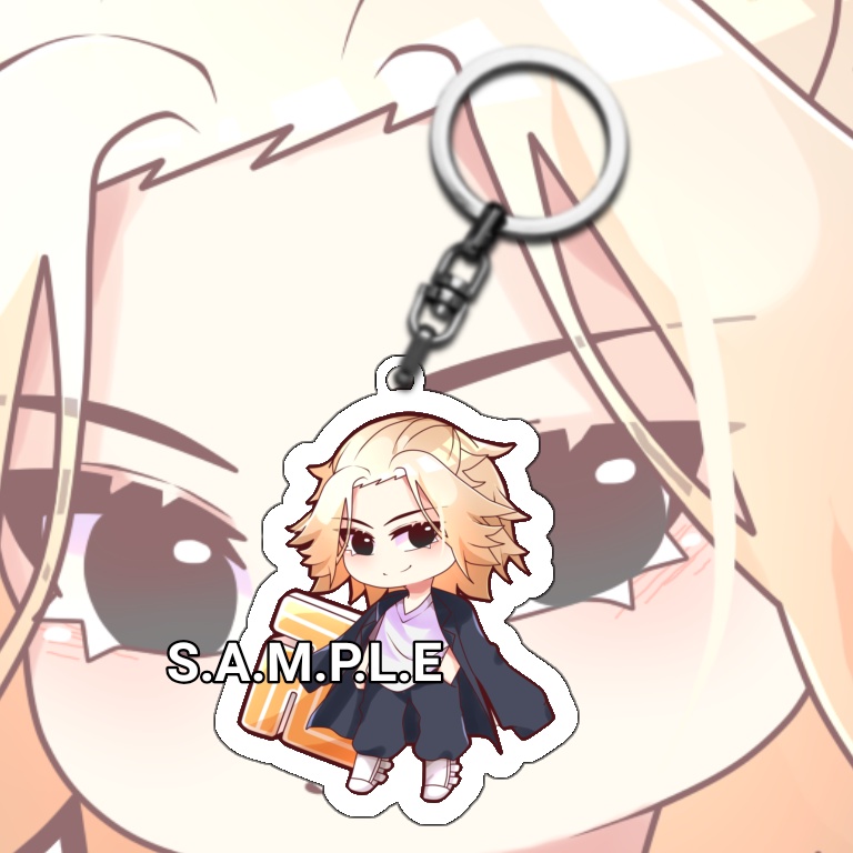 Keychain Anime Tokyo Revengers Mikey | Gantungan Kunci Anime Tokyo Revengers Mikey