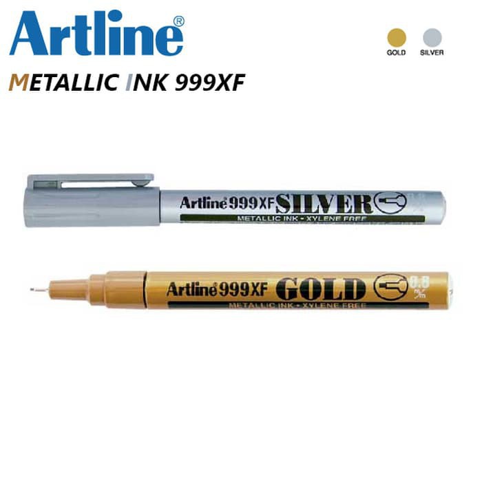 

Artline Marker Metallic Ink 2.3 mm EK 999/990/900 XF