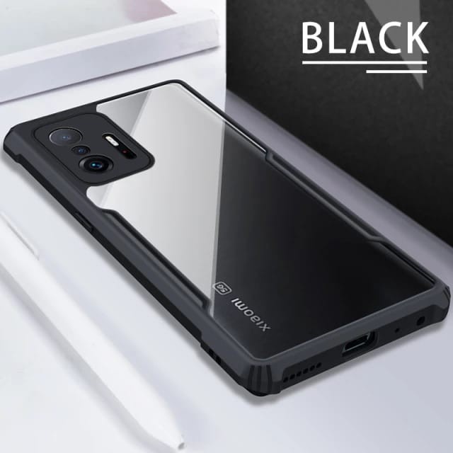CASING XIAOMI 11T CLEAR CASE SHOCKPROOF PHONE BACK COVER