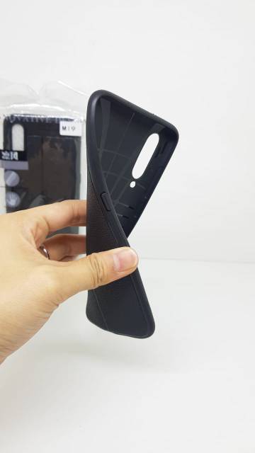 Auto Focus Xiaomi Mi 9 6.39 inchi Leather Soft Case Xiaomi 9 Auto Fokus Xiaomi Mi9 Motif Kulit Jeruk