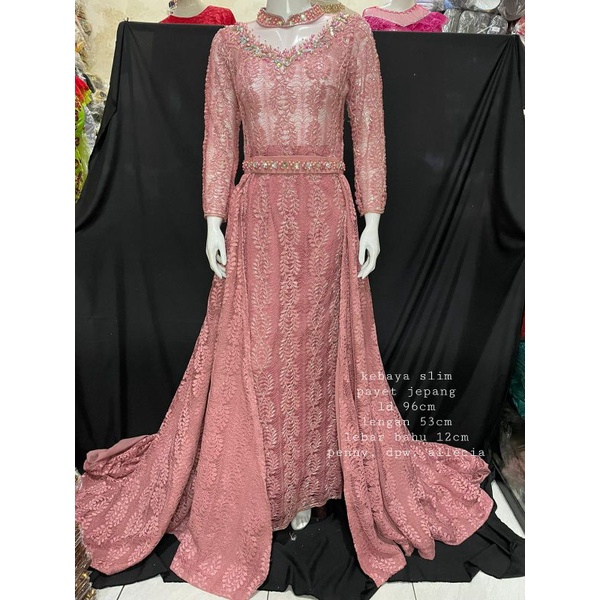 Kebaya Pengantin Slim Ekor