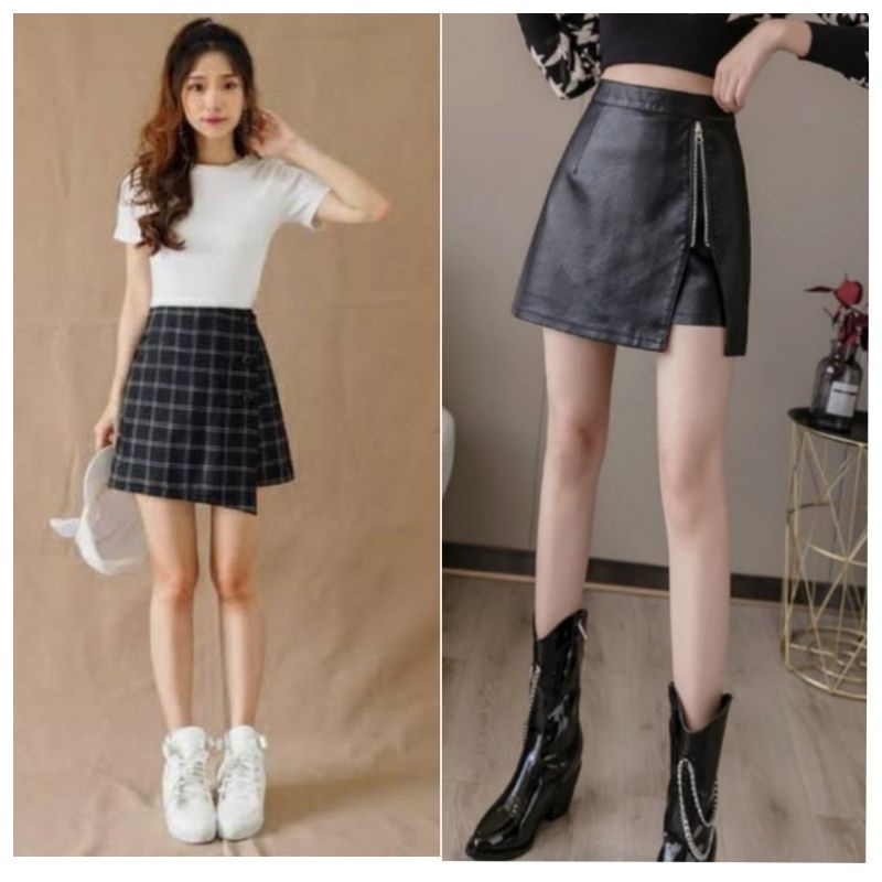 READY READY korean mini skirt/Rok mini tartan/Hot pants/Rok mini/mini skirt korea/rok celana kotak k