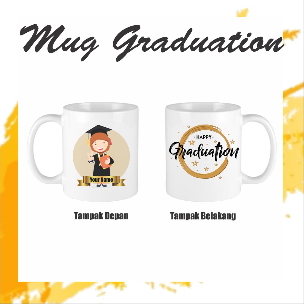 Kado Mug Graduation ll Custom Nama