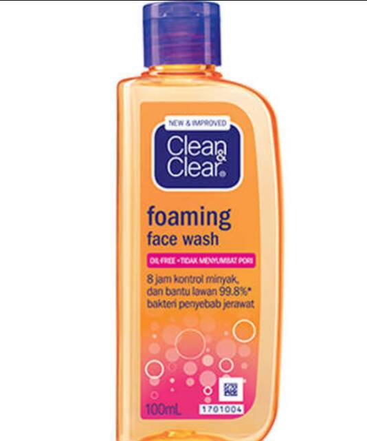 Clean &amp; Clear Foam Face wash 100 ml ORIGINAL-BPOM